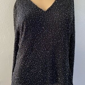 Marina vintage beaded blouse top size M